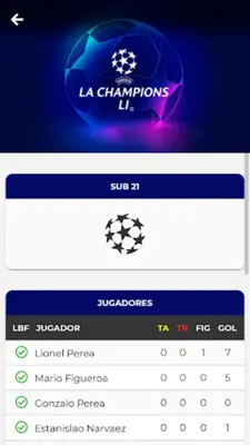 La Champions Li Torneos android App screenshot 3